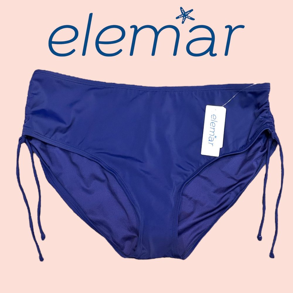 Elemar Bikini Bottom Blue with Strings (16)